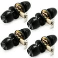 thumbnail image 1 of Villar Home Designs Door Knob Versa Black Privacy 4 Pack, 1 of 8
