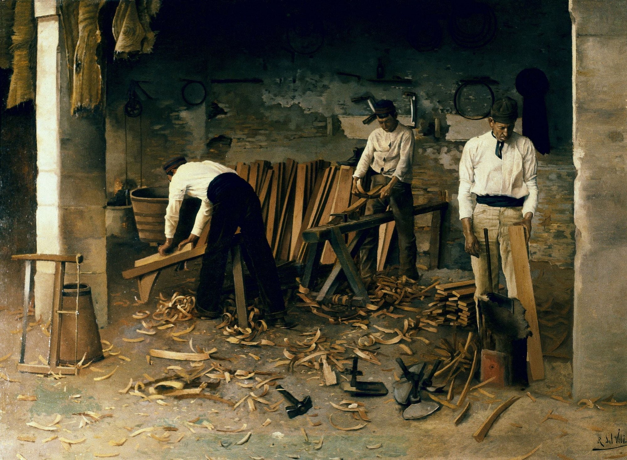 Villar Navarrorafael Del (1873-1952) Canvas Art - (36 x 24)