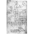 thumbnail image 1 of Villard De Honnecourt /N(C1225-C1250). French Architect. Page From Villard'S Sketchbook With Geometrical Figures Of A Stonemason At Work. Poster Print by  (24 x 36), 1 of 1