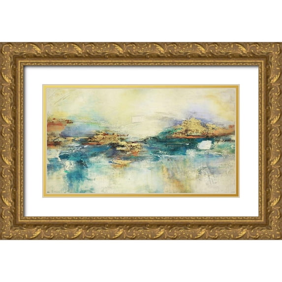 Villarreal, Gabriela 24x15 Gold Ornate Wood Framed with Double Matting Museum Art Print Titled - Perenne