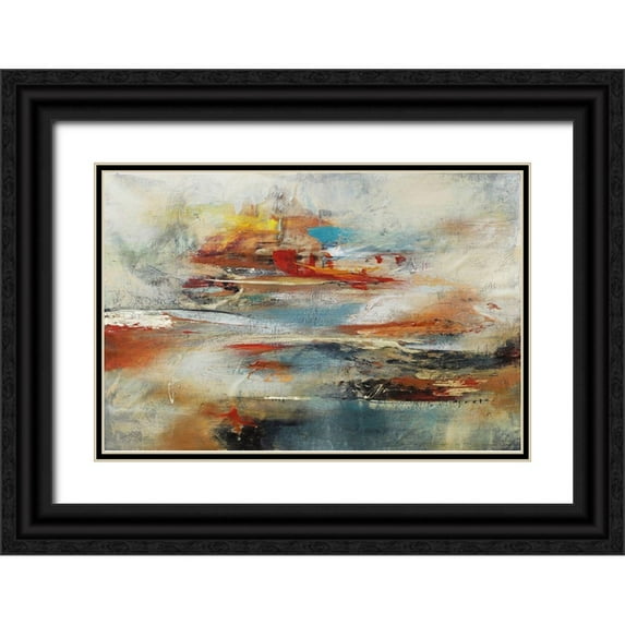 Villarreal, Gabriela 24x17 Black Ornate Wood Framed with Double Matting Museum Art Print Titled - Tesiturno II