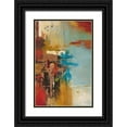 thumbnail image 1 of Villarreal Villarreal, Gabriela 11x14 Black Ornate Wood Framed with Double Matting Museum Art Print Titled - Aqua Illusion 1, 1 of 4