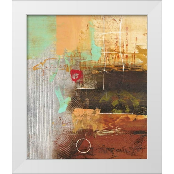 Villarreal Villarreal, Gabriela 12x14 White Modern Wood Framed Museum Art Print Titled - Silver Story 1