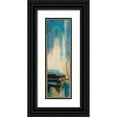 thumbnail image 1 of Villarreal Villarreal, Gabriela 12x32 Black Ornate Wood Framed with Double Matting Museum Art Print Titled - Peacock Story, 1 of 4