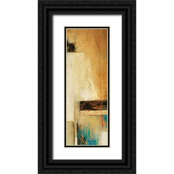 Villarreal Villarreal, Gabriela 14x32 Black Ornate Wood Framed with Double Matting Museum Art Print Titled - Ocaso Ochre II