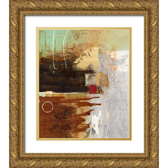Villarreal Villarreal, Gabriela 15x17 Gold Ornate Wood Framed with Double Matting Museum Art Print Titled - Silver Vision 1