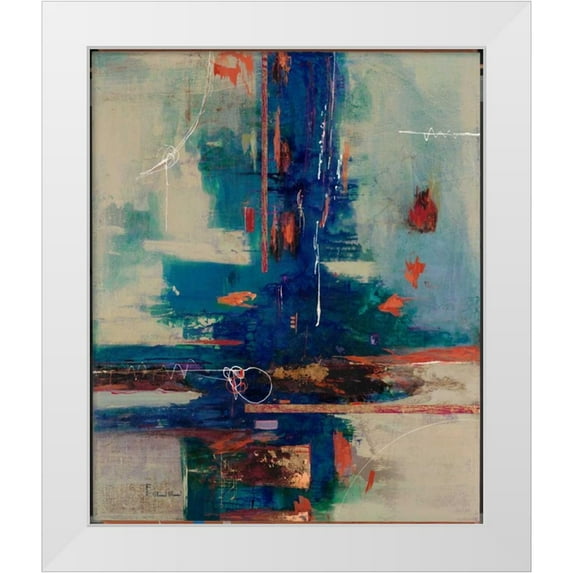 Villarreal Villarreal, Gabriela 15x17 White Modern Wood Framed Museum Art Print Titled - Lavender Fusion