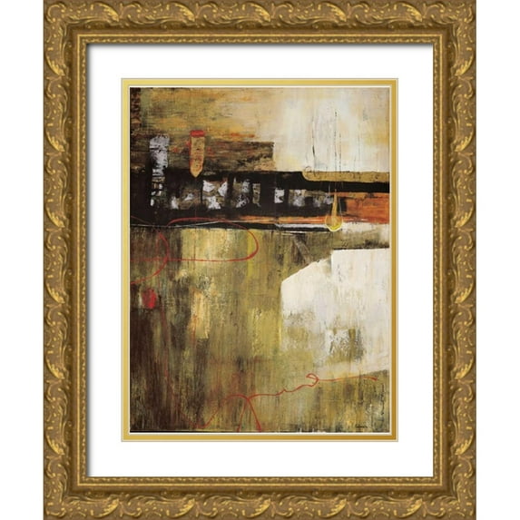 Villarreal Villarreal, Gabriela 15x18 Gold Ornate Wood Framed with Double Matting Museum Art Print Titled - Traqsmitir II
