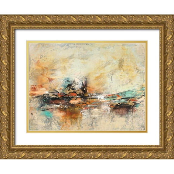 Villarreal Villarreal, Gabriela 18x15 Gold Ornate Wood Framed with Double Matting Museum Art Print Titled - Deconstructed 2