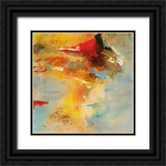 Villarreal Villarreal, Gabriela 20x20 Black Ornate Wood Framed with Double Matting Museum Art Print Titled - Serena Series 4