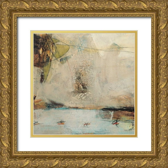 Villarreal Villarreal, Gabriela 20x20 Gold Ornate Wood Framed with Double Matting Museum Art Print Titled - MITOS XVIII A
