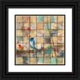 thumbnail image 1 of Villarreal Villarreal, Gabriela 26x26 Black Ornate Wood Framed with Double Matting Museum Art Print Titled - Bluebird Summer, 1 of 4