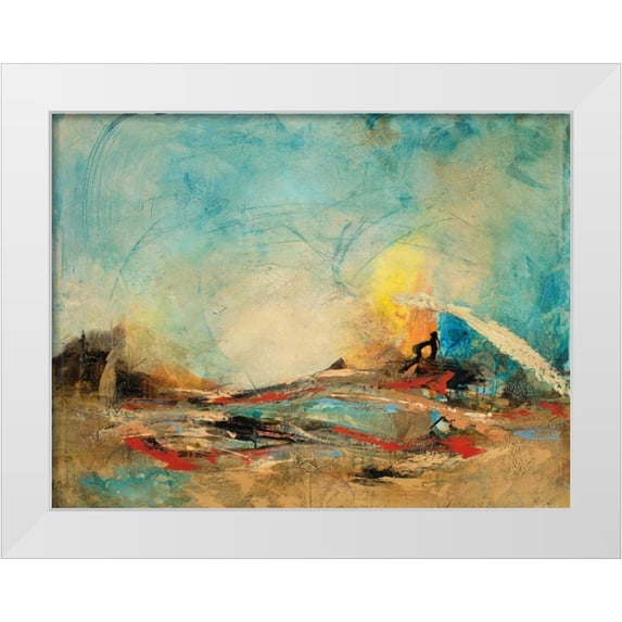 Villarreal Villarreal, Gabriela 32x25 White Modern Wood Framed Museum Art Print Titled - Open Sea