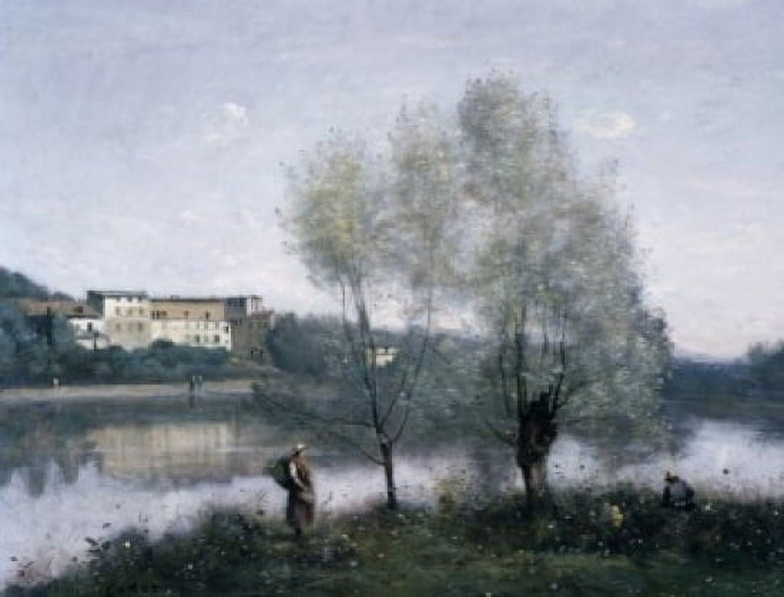 Ville DAvray 1867-1870 Jean-Baptiste-Camille Corot (1796-1875French) Oil on canvas National Gallery of Art Washington DC USA Canvas Art - Jean-Baptiste-Camille Corot (24 x 36)