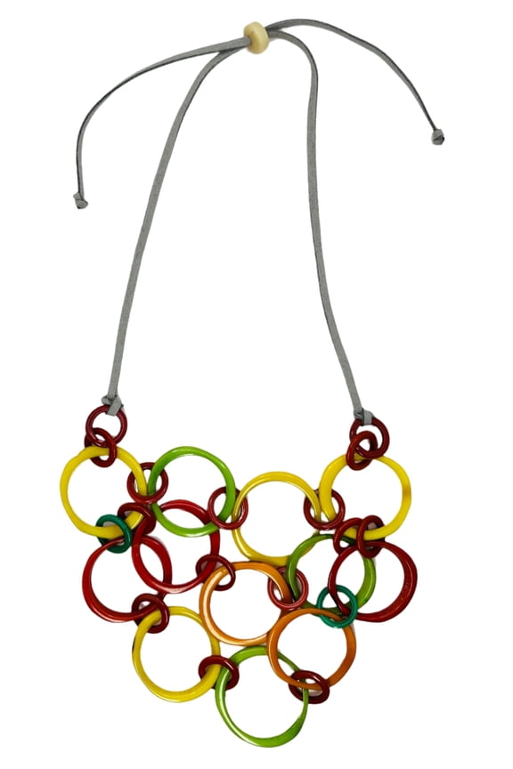 Villela Tagua Nut Necklace | Necklace for Women | Eco-Friendly Handmade Jewelry | Sustainable Necklace | Natural Vegetable Ivory Gift