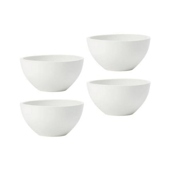 Villeroy & Boch Artesano Original Rice Bowls, Set of 4, Premium Porcelain, Made in Germany, 20.25 oz Capacity Each, White