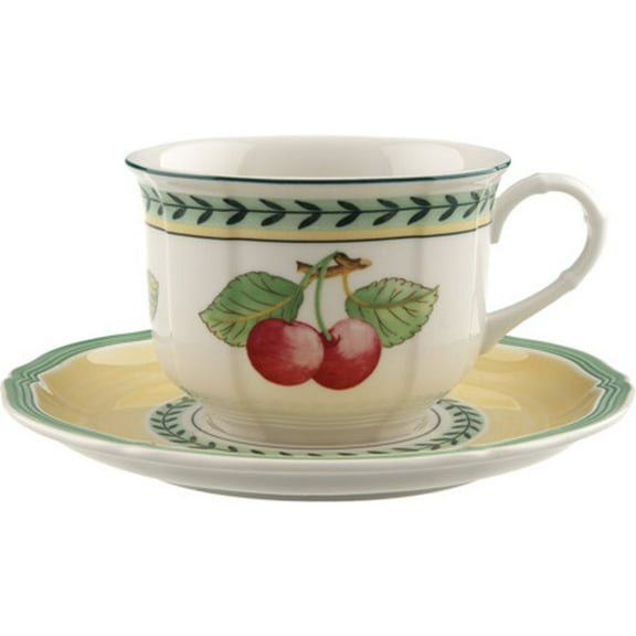 Villeroy & Boch French Garden Fleurence Breakfast /Cream Soup Cup Saucer