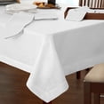 thumbnail image 1 of Villeroy & Boch Villeroy and Boch La Classica Luxury Linen Fabric Tablecloth White 70"x126" Oblong, 1 of 5
