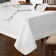 thumbnail image 1 of Villeroy & Boch Villeroy and Boch La Classica Luxury Linen Fabric Tablecloth White 70"x96" Oblong, 1 of 5