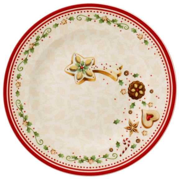 Villeroy & Boch Winter Bakery Delight Salad Plate, Falling Star