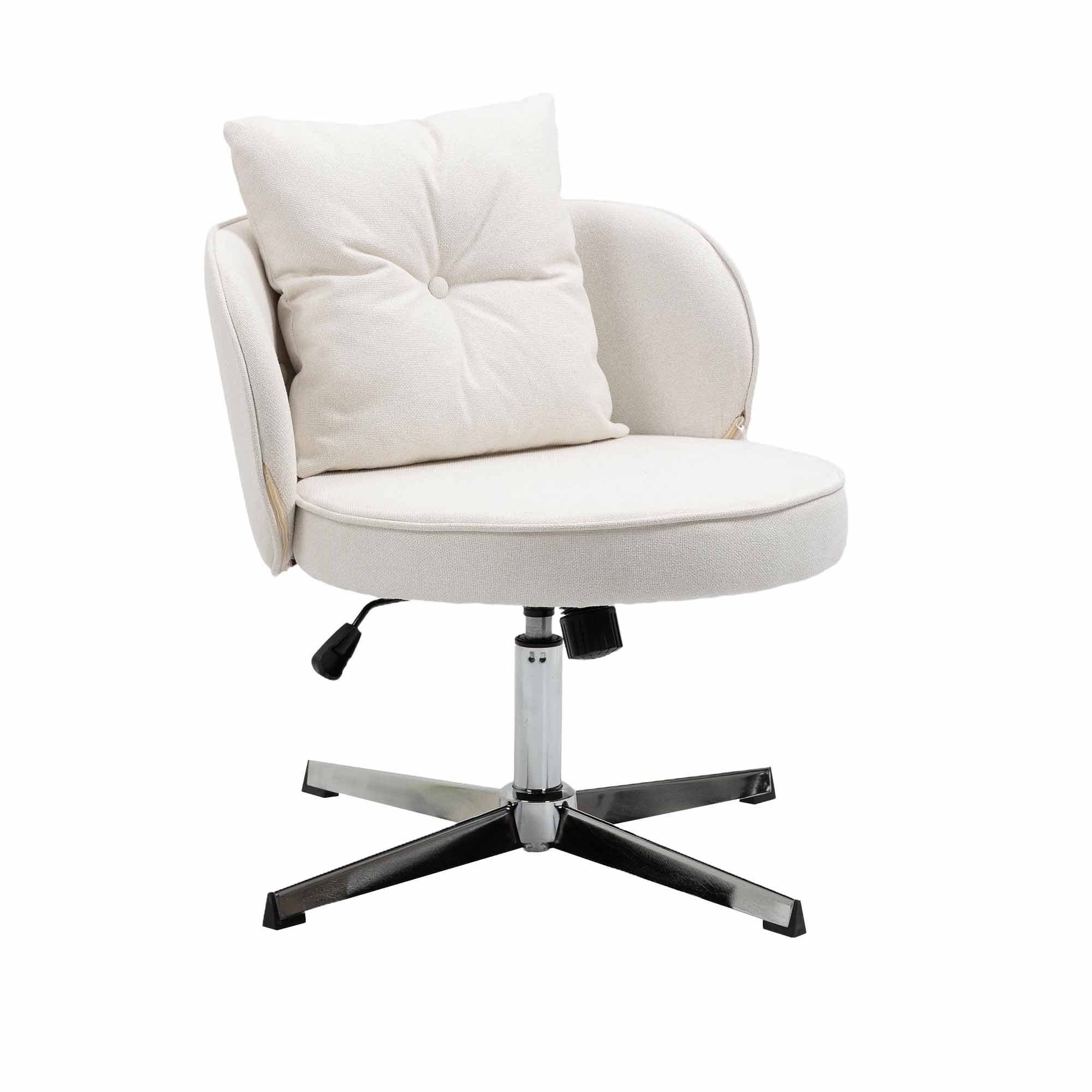 Villeston 360° Swivel Home Office Desk Chair no Wheels, Modern