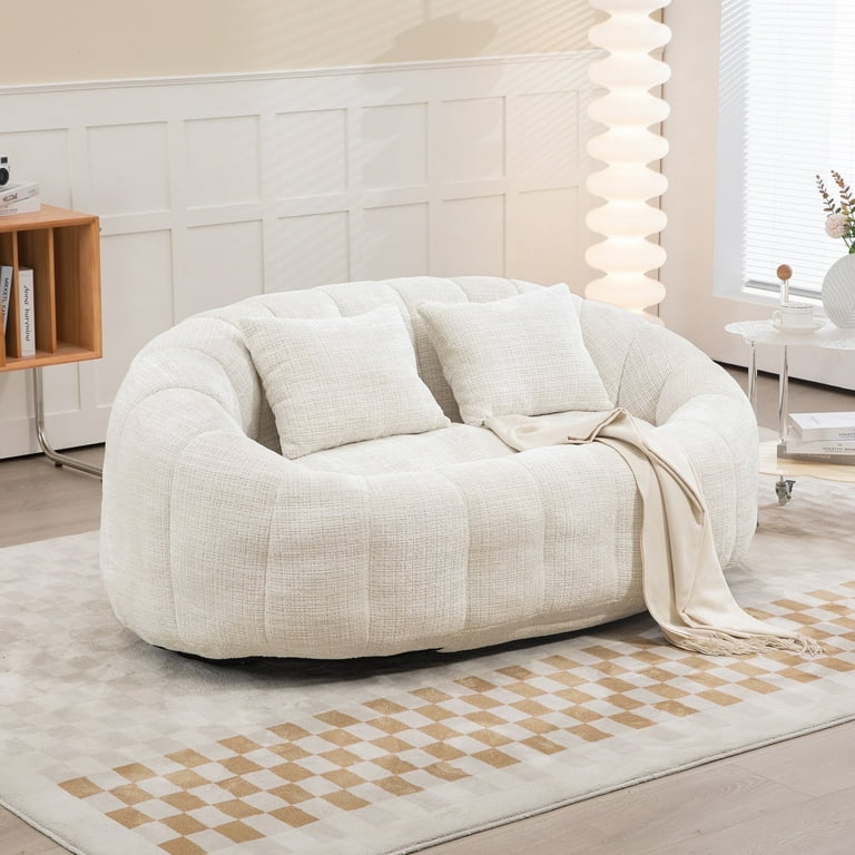 Villeston High-Back Bean Bag Sofa for Adults and Children, Indoor