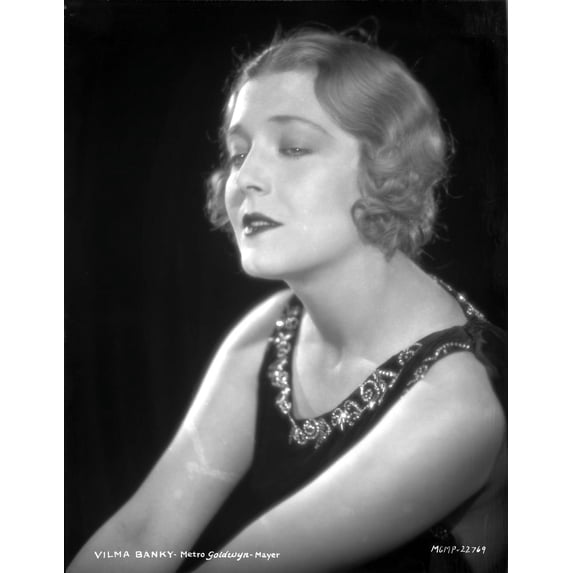 Vilma Banky Looking Down Portrait Photo Print (24 x 30)