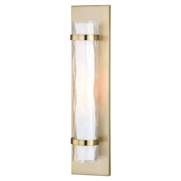 Vilo 1 Light Brass Bathroom Wall Fixture