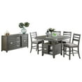 thumbnail image 1 of Vilo Home Palermo 5-Piece Pub Height Dining Set in Gray, 1 of 2