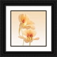 thumbnail image 1 of Vilor 26x26 Black Ornate Wood Framed with Double Matting Museum Art Print Titled - Nasturtium, 1 of 4