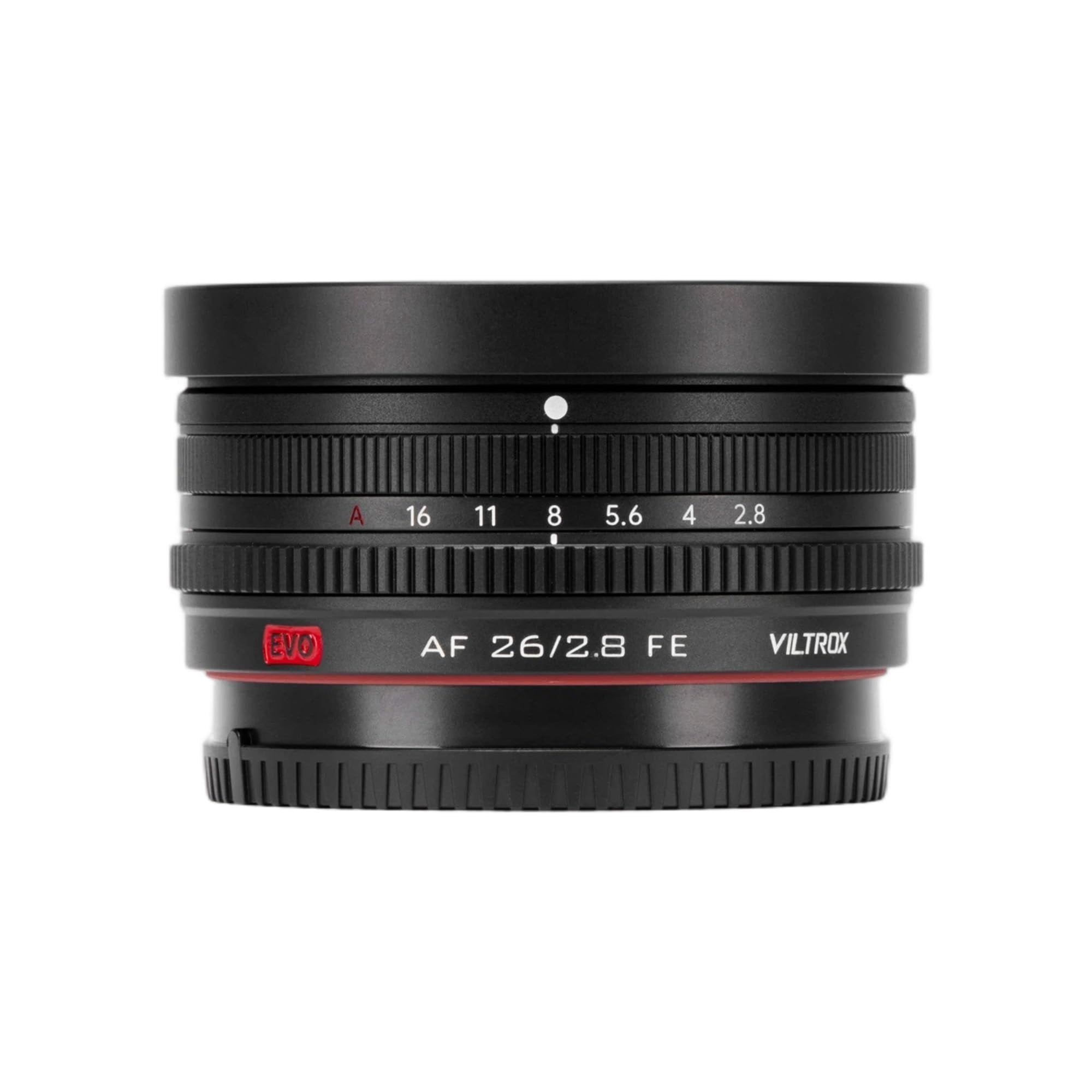 Compact Ring Frame VILTROX 26mm f/2.8 EVO Pancake Lens | Sony E Mount, Compact Ultra-Thin ...
