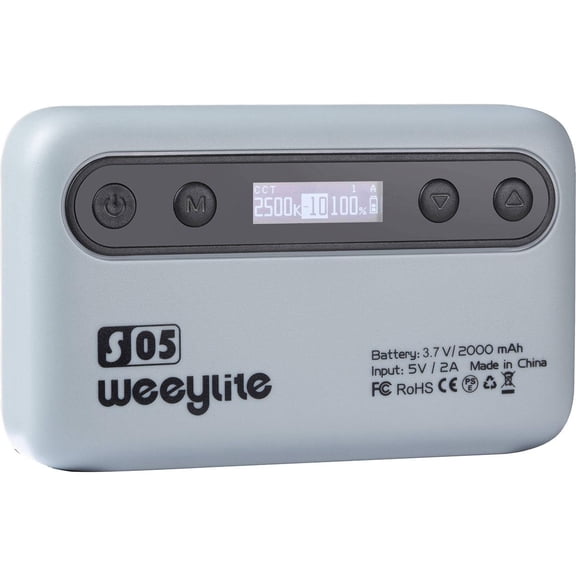 Viltrox Viltrox Weeylite S05 Pocket RGB LED Video Light GRAY