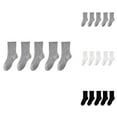 thumbnail image 1 of Viluyesy 5 Pairs Boys Mid Calf Socks Breathable Soft Non-Slip Athletic Socks for Daily Wear White Size L, 1 of 3