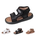 thumbnail image 1 of Viluyesy Boys Toddler Sandals Comfortable Open-Toe Casual Summer Shoes for Baby & Preschool Boys, Beach & Everyday Wear Black Size 8.5, 1 of 10