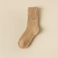 thumbnail image 1 of Viluyesy Crew Socks for Womens, Breathable Soft Non Slip Thicken Warm Winter Wool Socks Khaki, 1 of 3