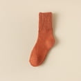 thumbnail image 1 of Viluyesy Crew Socks for Womens, Breathable Soft Non Slip Thicken Warm Winter Wool Socks Orange, 1 of 2