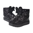 thumbnail image 1 of Viluyesy Girls Snow Boots Winter Warm Fleece Lined Boots Cute Bunny Ear Sequins Ankle Boots Black Size 25, 1 of 5