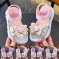 thumbnail image 1 of Viluyesy Girls' Soft-Sole Summer Sandals with Bow Detail Non-Slip Casual Outdoor Sandals for Kids Purple Size 9, 1 of 6