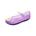 thumbnail image 1 of Viluyesy Jelly Sandals for Girls, Closed Toe Summer Fashion Comfort Sole Kids Casual Princess Flat Shoes Purple, 1 of 9