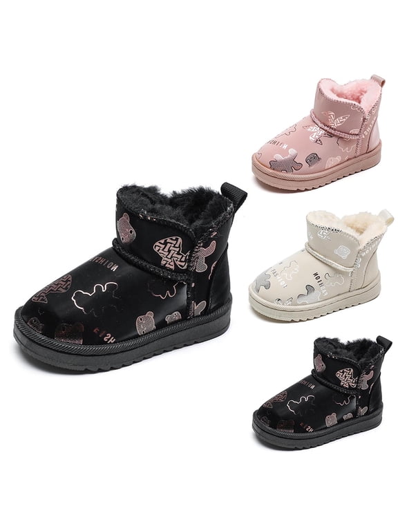 Kid Girls Shoes Enclose Toe Flat Bottom Casual Fashion Casual Footwear for Girls Black Size 19