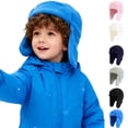 thumbnail image 1 of Viluyesy Little Kid Snow Hat Winter Warm Solid Color Trapper Hat Stretch Soft Hat Blue Size 3-5Years, 1 of 5