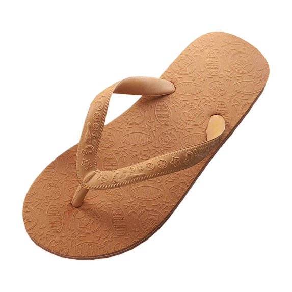 Viluyesy Mens and Womens Flip Flops, Comfortable Non-Slip Clip Toe Indoor Outdoor Casual Beach Slippers Yellow
