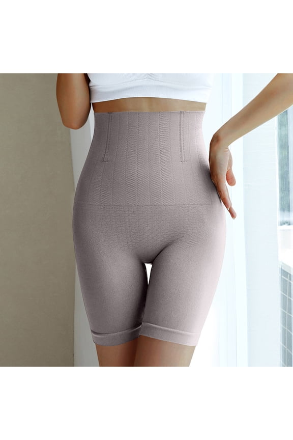 Shapewear for Womens, Tummy Control High Waist Seamless Slim Fit Butt Lifter Body Shaping Brief Gray XL
