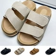thumbnail image 1 of Viluyesy Unisex Solid-Color Beach Shoes – Soft Sole, Thickened Sole, Non-Slip Outdoor Footwear for Warm Weather, Casual Wear, and Water Activities Brown Size 10.5, 1 of 7