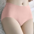 thumbnail image 1 of Viluyesy Women's Shaping Panties, High Waist Tummy Control Seamless Breathable Lightweight Briefs Pink L, 1 of 4