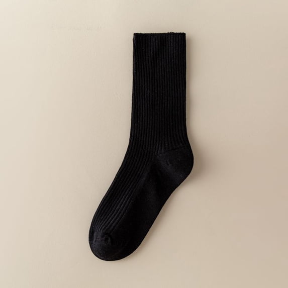 Viluyesy Womens Crew Socks, Non Slip Lightweight Breathable Comfort Casual Athletic Socks Black