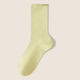 thumbnail image 1 of Viluyesy Womens Crew Socks, Solid Color Breathable Stretch Comfortbale Casual Cotton Mid-Cut Socks Green, 1 of 3