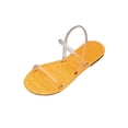thumbnail image 1 of Viluyesy Womens Flat Slide Sandals, Open Toe Strappy 2026 New Summer Casual Comfort Shoes Orange US9.5, 1 of 9