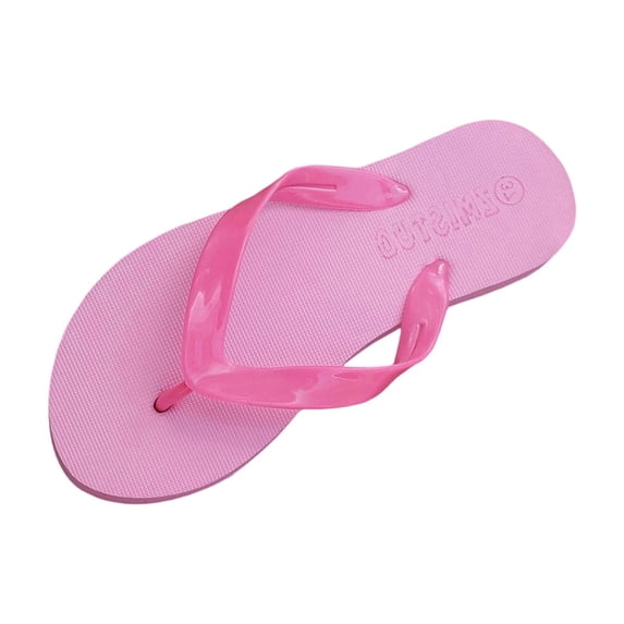 Viluyesy Womens Flip Flops, Flat Slippers Comfortable Clip Toe Summer Casual Beach Sandals Pink
