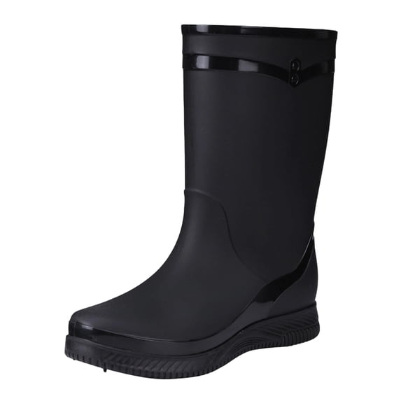 Viluyesy Womens High Calf Rain Boots (US5.5-7.5), Anti-Slip Thick Sole Waterproof Multi-Functional Outdoor Rainboots